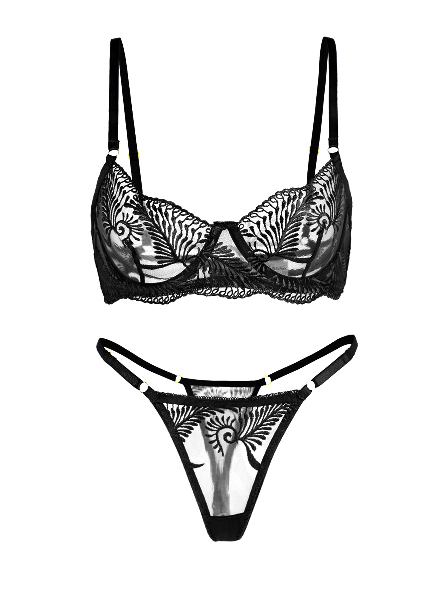 Unveil the New Definition of Elegance Our Multi-Color Embroidered Mesh  Lingerie Set : r/lingerieonline