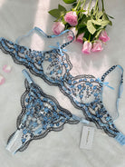 Blossom Delights Embroidery Lingerie Set | HelloLAGirl