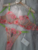 Colorful Floral Lingerie Set