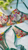 Green Floral Embroidery Lace Cup Lingerie Set