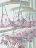 Pastel Petal Mesh Lingerie Set