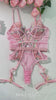 Pink Deluxe Floral Embroidered Bodysuit