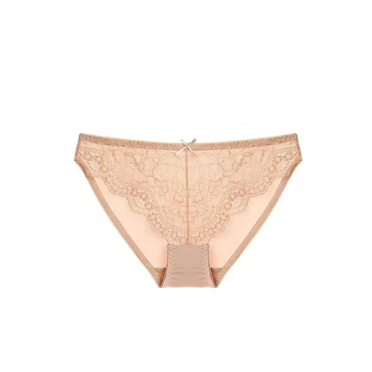 Apricot Mesh Lace Breathable Panty